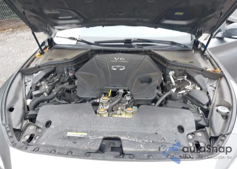 2019 Infiniti Q50 3.0T Red Sport 400 z USA, uszkodzony, nr VIN JN1FV7AR9KM800828